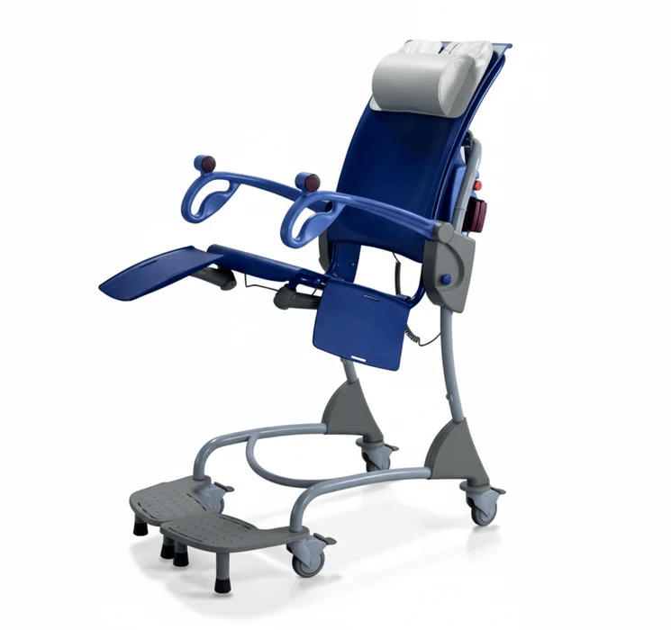 Arjo Carino Shower And Hygiene Chair With Headrest Foot Plate And Legrest 