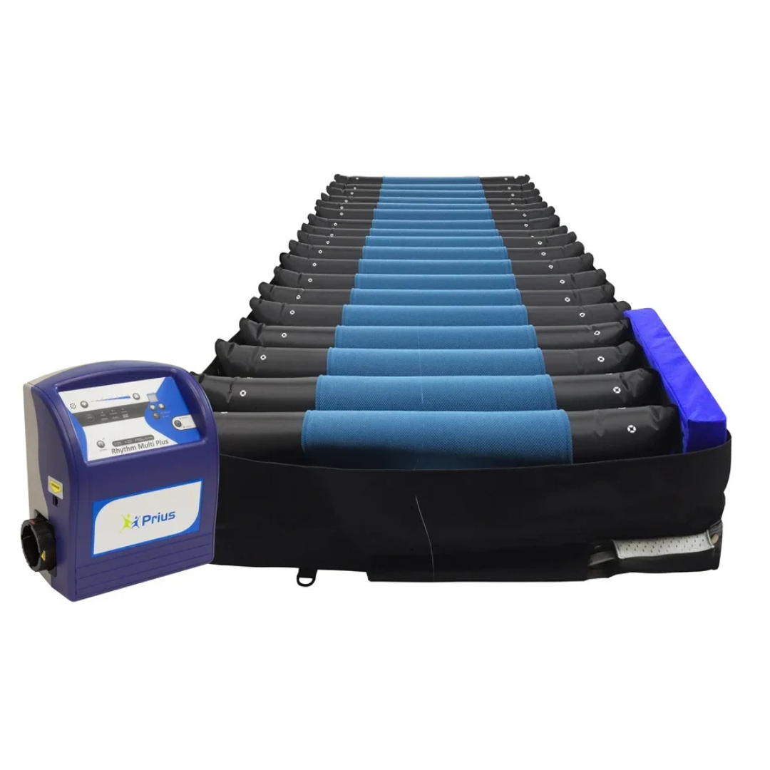 Prius Healthcare Rhythm Multi Plus Low Air Loss and Alternating Pressure Mattress System with Up to 1,000 lb Capacity