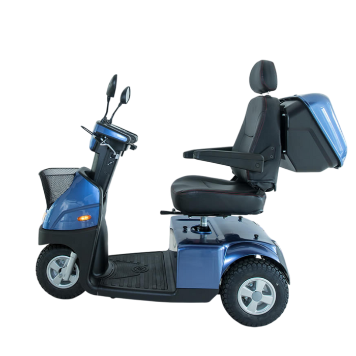 AFIKIM Blue Afiscooter C3 Mobility Scooter Side View