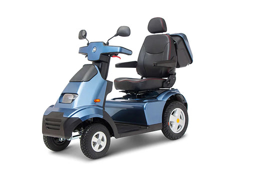 AFIKIM Blue Afiscooter S4 Dual Seat Outdoor Mobility Scooter