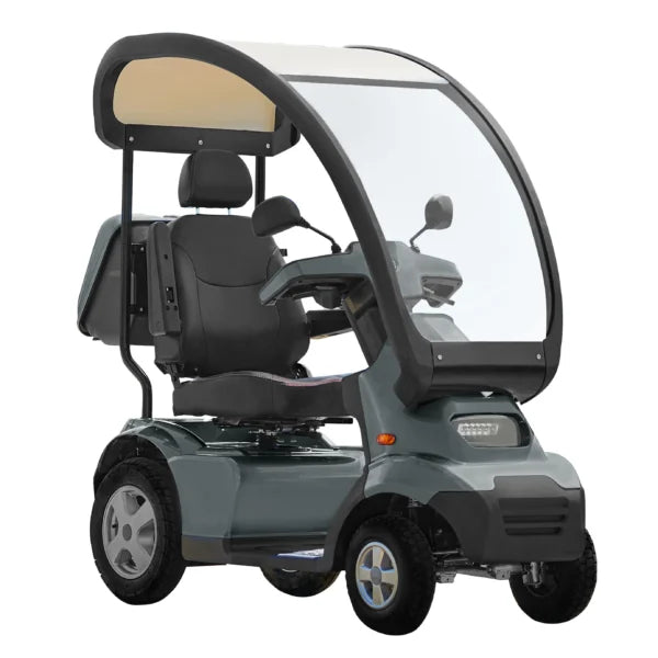 AFIKIM Dark Gray Afiscooter S4 Touring Mobility Scooter  With Lock Box