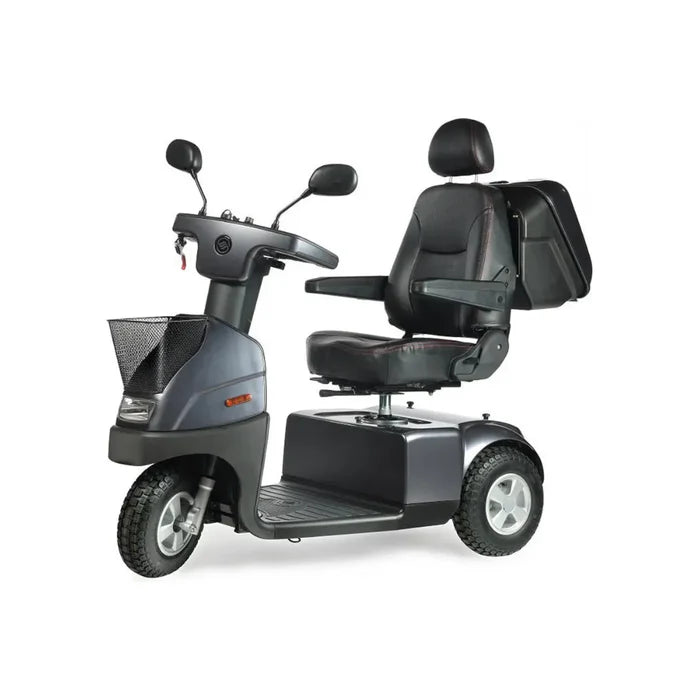 AFIKIM Gray Afiscooter C3 Mobility Scooter Side View