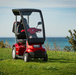 AFIKIM Red Afiscooter S4 Dual Seat Touring with Canopy Outdoor Mobility Scooter On Terrain