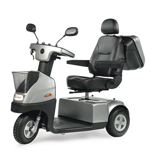 AFIKIM Silver Afiscooter C3 Mobility Scooter Side View