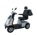 AFIKIM Silver Afiscooter C4 Mobility Scooter In Side Angle View