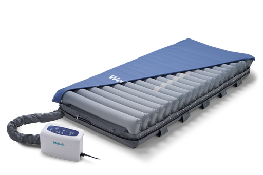 APEX Medical Wellell Procare Elite Alternating Pressure Mattress with Micro Low Air Loss With Half Cover And Air Pump View