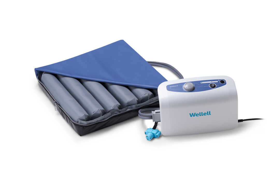APEX Medical Wellell Sedens 400 Pressure Relief Cushion Half Covered Connected In Air Pump View