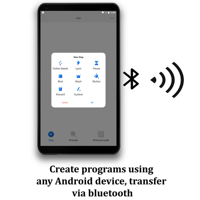 Accuris IsoPure Mini Automated Purification System App View