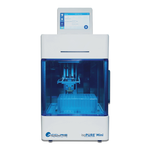 Accuris IsoPure Mini Automated Purification System With Touchscreen on Top Front View