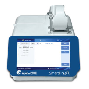 Accuris SmartDrop L Nano Spectrophotometers Front View
