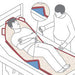 Soft Bedding Human Care Alpha Turning Sheet with Hidden Handgrips Breathable Soft Care Solution for Sensitive Clients