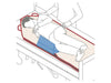 Side View Human Care Alpha Turning Sheet with Hidden Handgrips Breathable Soft Care Solution for Sensitive Clients