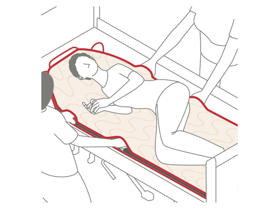 Transfer Sheet Human Care Alpha Turning Sheet with Hidden Handgrips Breathable Soft Care Solution for Sensitive Clients