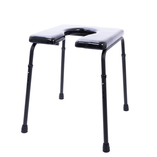 Altimate Medical ActiveAid 101 Rehab Shower Commode Chair With P60911 Seat Front View