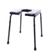 Altimate Medical ActiveAid 101 Rehab Shower Commode Chair With P60911 Seat Front View