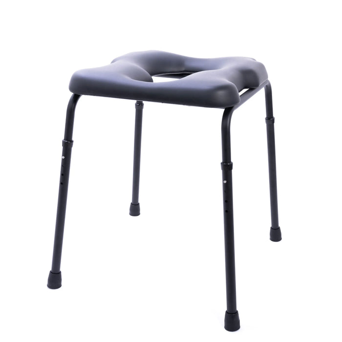 Altimate Medical ActiveAid 101 Rehab Shower Commode Chair With P61190 Seat Front View
