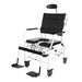 Altimate Medical ActiveAid 285 Tilt-In-Space Rehab Shower Commode Chair With Adjustable Footrest For Safe Assisted Bathing And Mobility