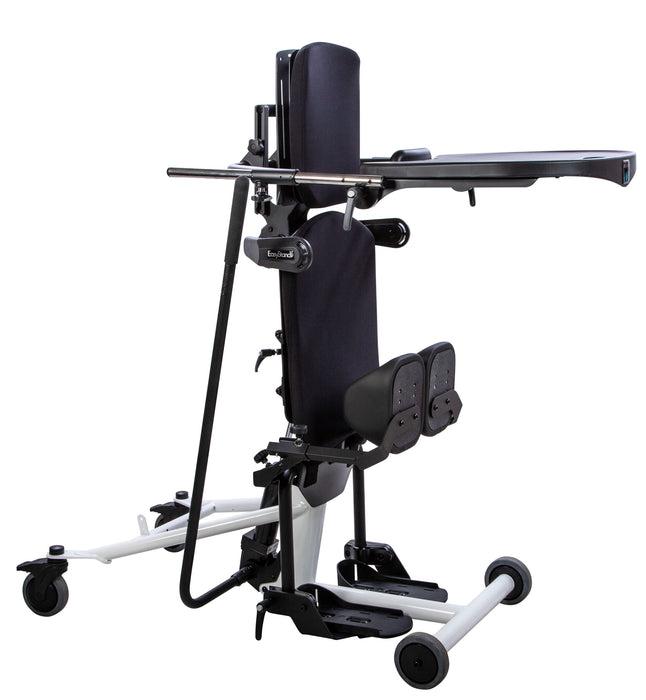 Black and White Altimate Medical EasyStand Bantam Medium Pediatric Sit-to-Stand and  Supine Stander for Flexible Positioning and Growing Users