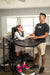 Altimate Medical EasyStand Bantam Medium White Standard No Supine Stander With Patient Standing With Father
