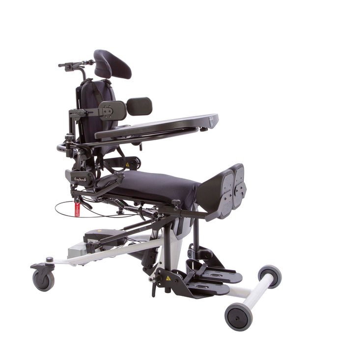 Details Altimate Medical EasyStand Bantam Medium White Stander In Supine Ready Seated Position