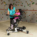 Altimate Medical EasyStand Bantam Medium White Supine Ready Stander User Partially Standing Position During Indoor Activity