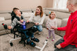 Altimate Medical EasyStand Bantam Small Stander Seated Position For Family Social Interaction Pediatric Mobility Aid