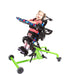 Altimate Medical EasyStand Bantam Small Stander In Use By Patient Demonstrating Supported Standing