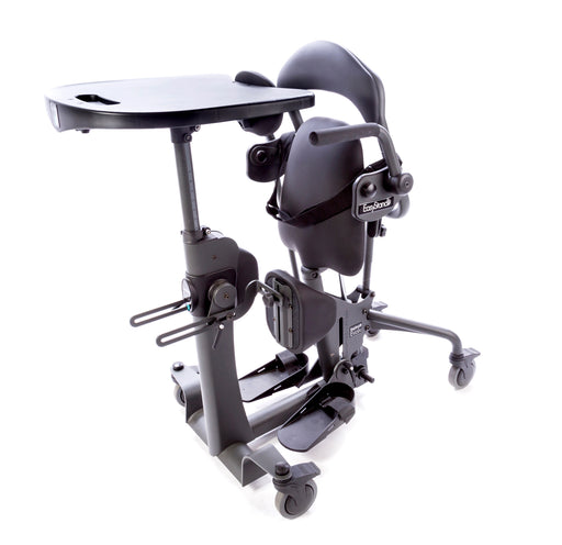 Altimate Medical EasyStand Evolv Medium Stander Upright Position With Shadow Tray Front Side View