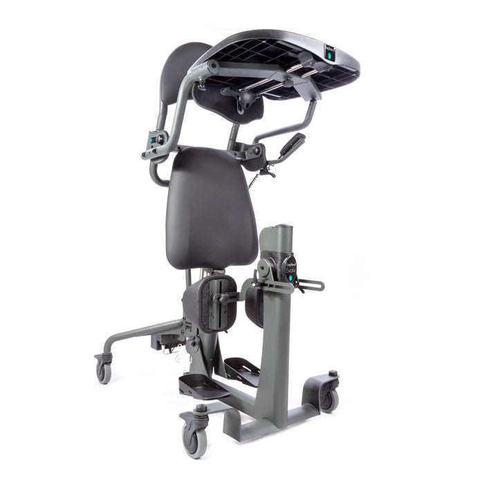 Altimate Medical EasyStand Evolv XT Standing Frame With Higher Shadow Tray In Upright Position