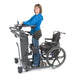 Altimate Medical EasyStand StrapStand No-Transfer Standing Frame With Innovative Vertical Lift Design Sample Photo with a Lady Standing Up