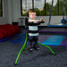 Altimate Medical Zing Portable Early-Intervention Pediatric Stander Lightweight, Foldable Standing Support for Infants and Young Children Green Base Frame
