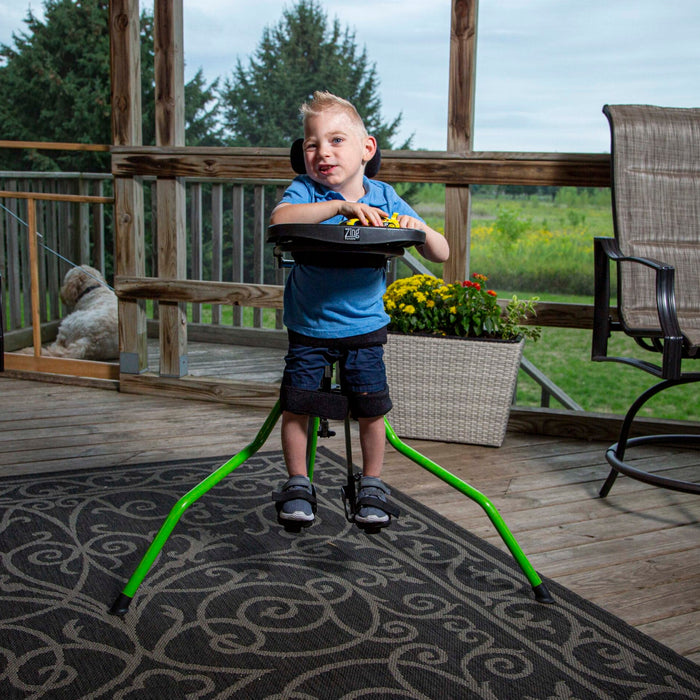 Altimate Medical Zing Portable Early-Intervention Pediatric Stander Lightweight, Foldable Standing Support for Infants and Young Children at Porch