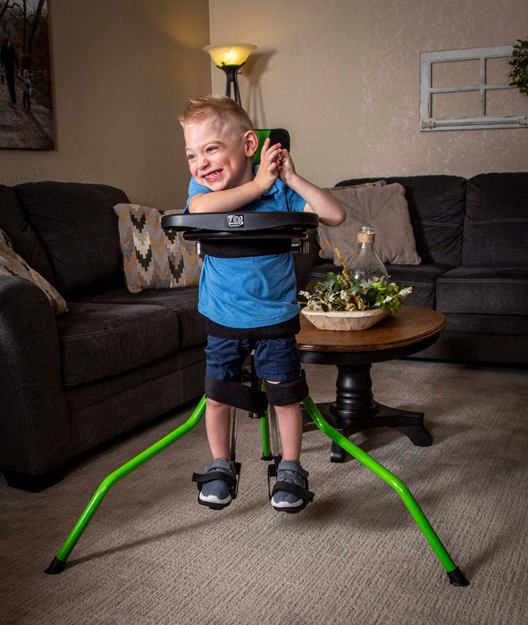 Altimate Medical Zing Portable Early-Intervention Pediatric Stander Lightweight, Foldable Standing Support for Infants and Young Children Front View