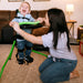 Altimate Medical Zing Portable Early-Intervention Pediatric Stander Lightweight, Foldable Standing Support for Infants and Young Children Happy Toddler with an Adult