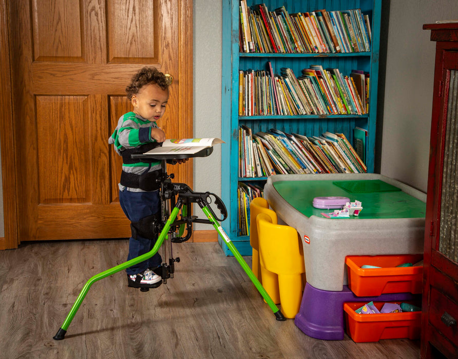 Altimate Medical Zing Portable Early-Intervention Pediatric Stander Lightweight, Foldable Standing Support for Infants and Young Children Side Profile and Comfortable