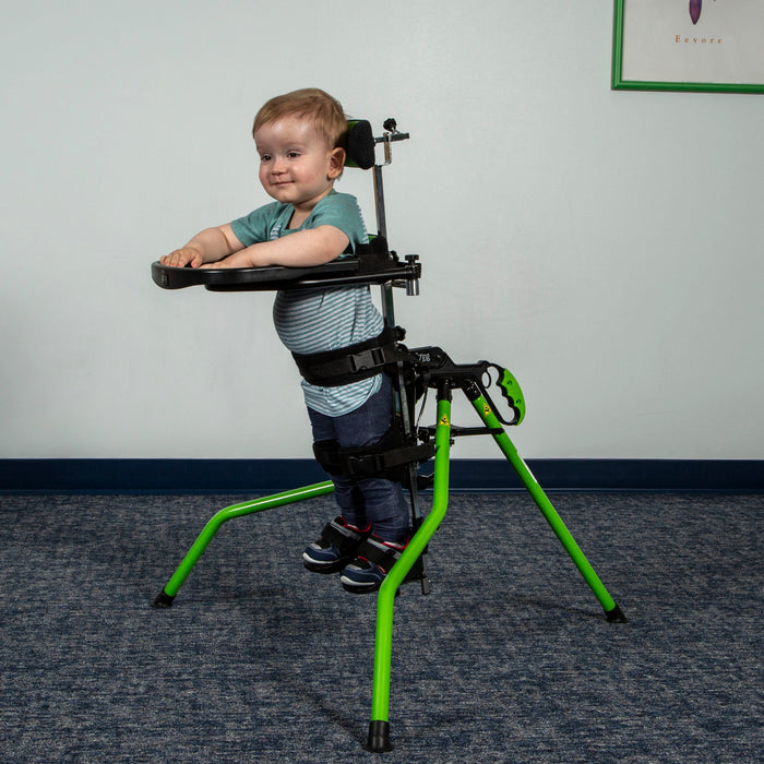Altimate Medical Zing Portable Early-Intervention Pediatric Stander Lightweight, Foldable Standing Support for Infants and Young Children Happy Kid