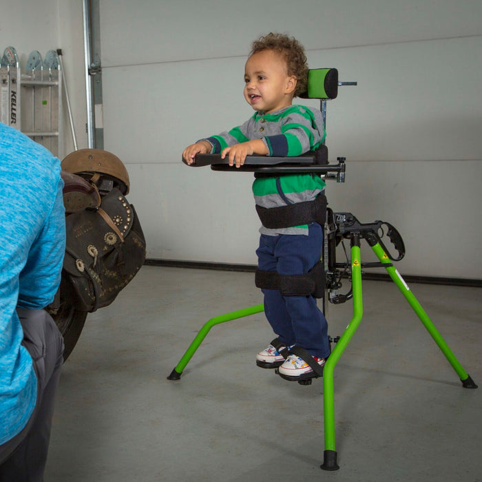 Altimate Medical Zing Portable Early-Intervention Pediatric Stander Lightweight, Foldable Standing Support for Infants and Young Children Outside with an Adult