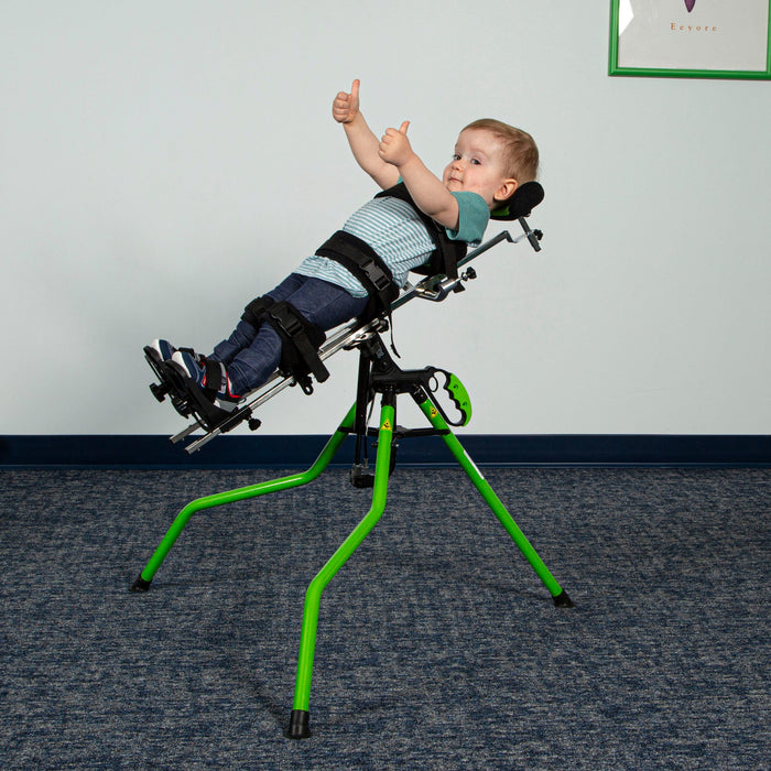 Altimate Medical Zing Portable Early-Intervention Pediatric Stander Lightweight, Foldable Standing Support for Infants and Young Children Upward Position