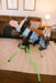 Altimate Medical Zing Portable Early-Intervention Pediatric Stander Lightweight, Foldable Standing Support for Infants and Young Children Side View of the Green Frame