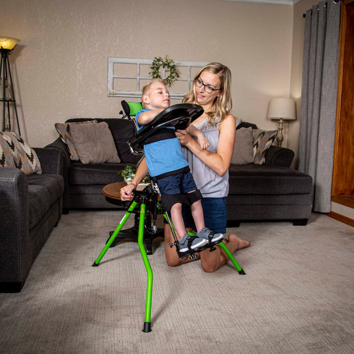 Altimate Medical Zing Portable Early-Intervention Pediatric Stander Lightweight, Foldable Standing Support for Infants and Young Children with an Adult in the Living Room