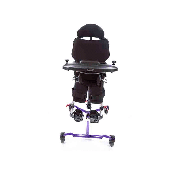 Altimate Medical Zing Supine Size 1 Pediatric Standing Frame Adjustable Supine-to-Vertical Positioning Purple Base Frame Moving Frame
