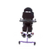 Altimate Medical Zing Supine Size 1 Pediatric Standing Frame Adjustable Supine-to-Vertical Positioning Purple Base Frame Moving Frame