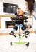 Altimate Medical Zing Supine Size 1 Pediatric Standing Frame Adjustable Supine-to-Vertical Positioning Playing in the Living Room