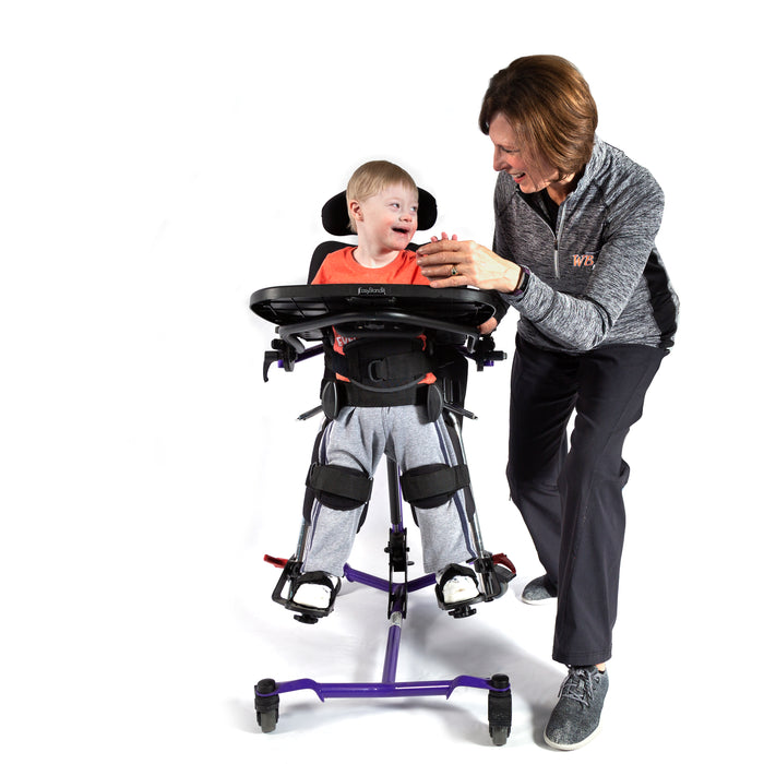 Altimate Medical Zing Supine Size 1 Pediatric Standing Frame Adjustable Supine-to-Vertical Positioning with an Adult
