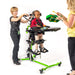 Altimate Medical Zing Supine Size 2 Standing Frame with Independent Leg Abduction and Gas Spring Lift for 32–60″ Users Green Base