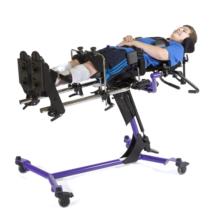 Altimate Medical Zing Supine Size 2 Standing Frame with Independent Leg Abduction and Gas Spring Lift for 32–60″ Users Flat Position