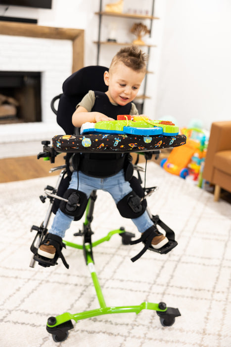 Altimate Medical Zing Supine Size 1 Pediatric Standing Frame Adjustable Supine-to-Vertical Positioning Front Standing View