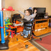 Altimate Medical Zing Supine Size 1 Pediatric Standing Frame Adjustable Supine-to-Vertical Positioning in the Living Room