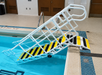 Side Perspective Of Aquatrek2 Pool Entry Steps Offering Safe Accessible Access For Pools And Aquatic Facilities