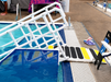 Durable Aquatrek2 ADA Pool Stairs With Wide Slip Resistant Treads And Supportive Handrails For Accessibility